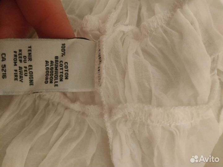 Блузка туника белая