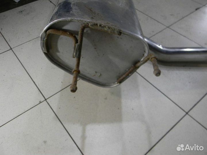 Задняя часть глушителя