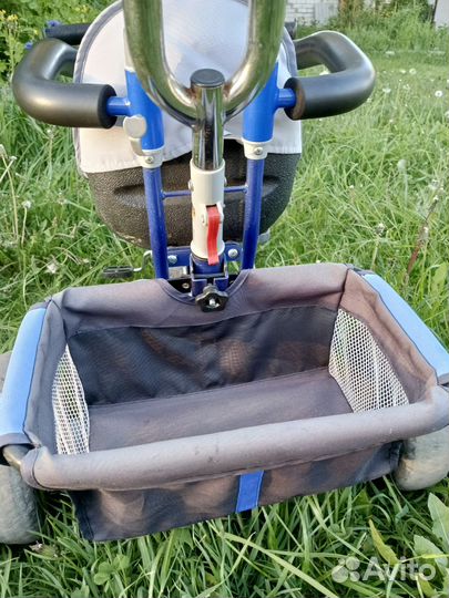 Детский 3х колесный велосипед с ручкой родителя