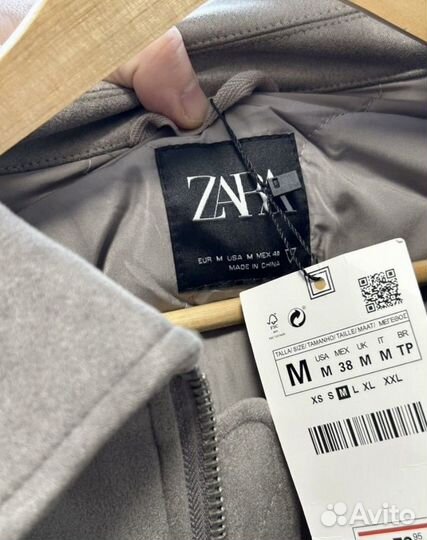 Бомбер мужской zara
