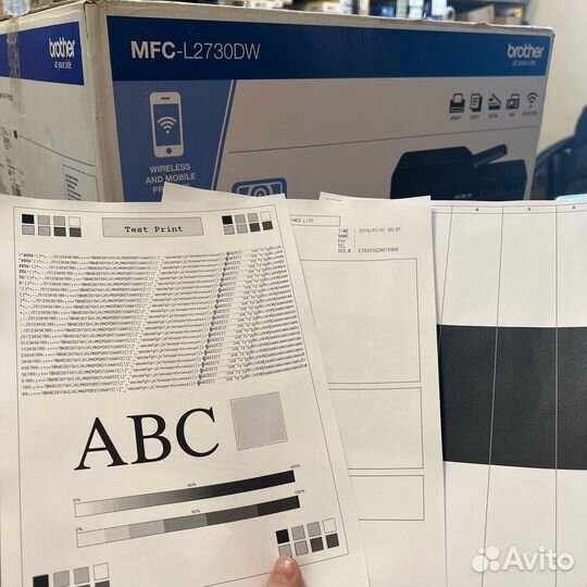 Мфу лазерное Brother MFC-L2730DW, А4, ч/б, Wi-Fi