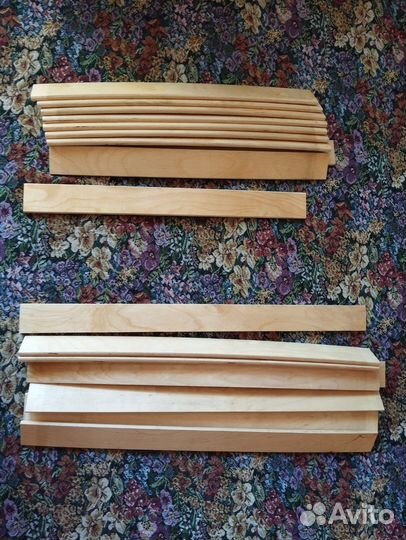 Ламели для мягкой мебели 635на50на7 Латодержатели