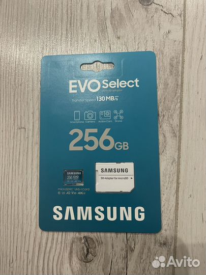 Карта памяти micro sd 256 samsung