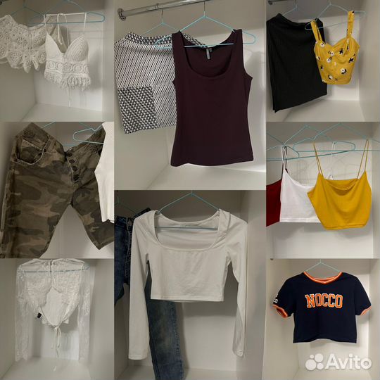 Вещи юбка лонгслив шорты блузка брюки шорты