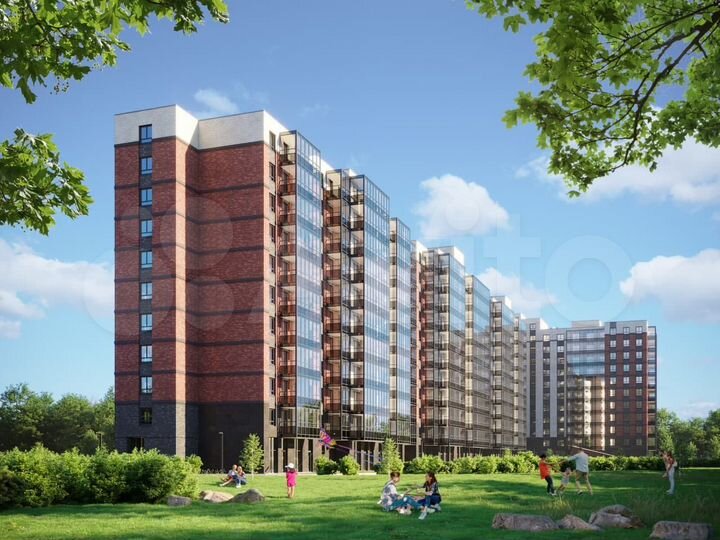 2-к. квартира, 41,8 м², 2/12 эт.