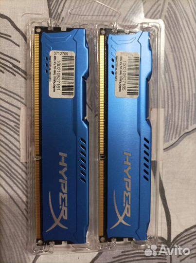 Оперативная память ddr3 4 gb kingston-2шт