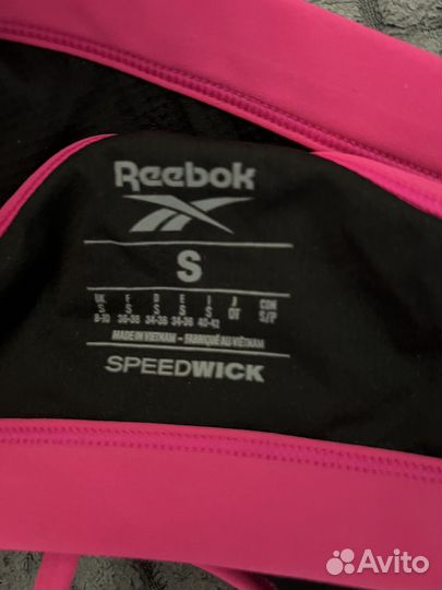 Спортивный топ бра reebok s