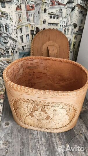 Хлебница из бересты