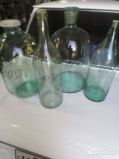 Бутыль 10 литров стекло