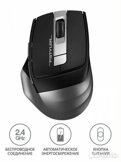 Мышь игровая USB беспроводная A4Tech Fstyler FG35