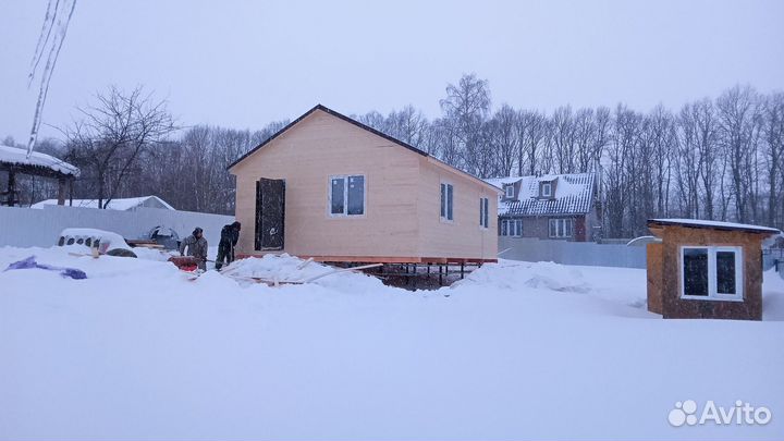 Каркасный домик 6x8