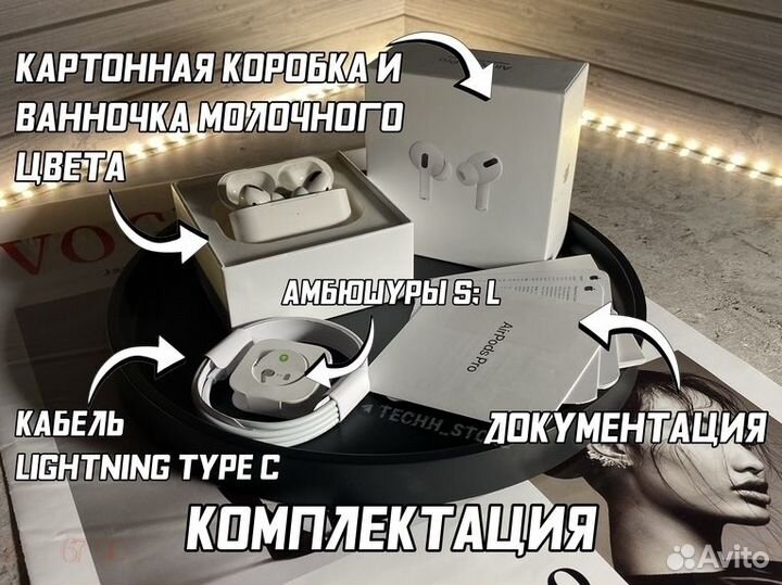 AirPods Pro (Гарантия + Чехол )