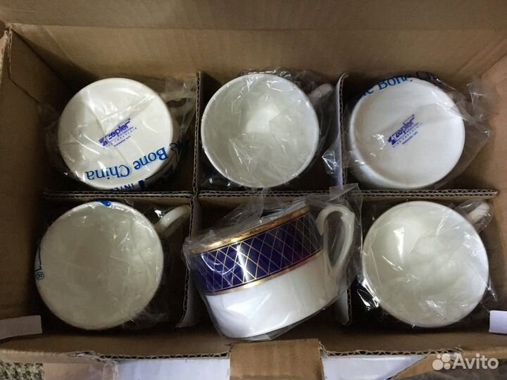 Кофейный сервиз на 6 персон. Кобальт Роял. Zepter