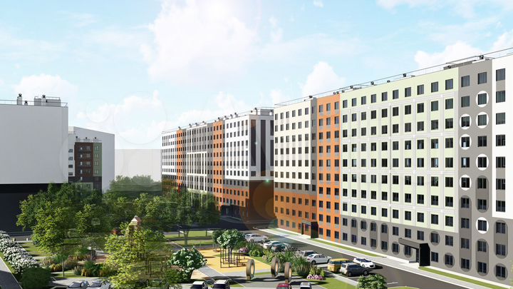 2-к. квартира, 55,1 м², 9/10 эт.