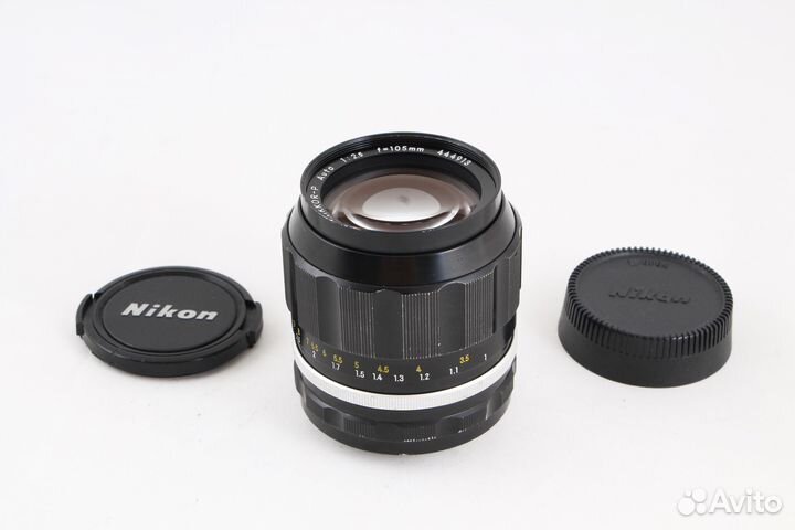 Объектив Nikon Nikkor non-Ai 105 mm f/ 2.5 №444913