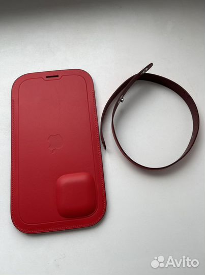 Кожаный фирменный чехол на iphon 12 pro max