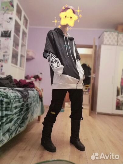 Толстовка Xiao genshin impact косплей