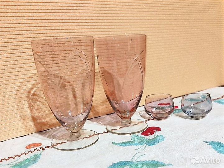 Бокалы,фужеры, рюмки СССР