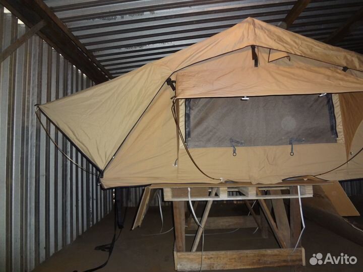 Палатка на крышу авто Kampina-02L-165-Hard-PRO