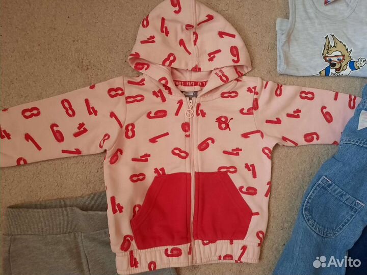 Пакет фирменных вещей на девочку на 9мес-1 годик