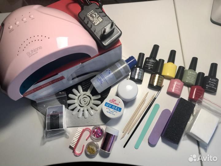 Набор новый для наращивания и Гель лака