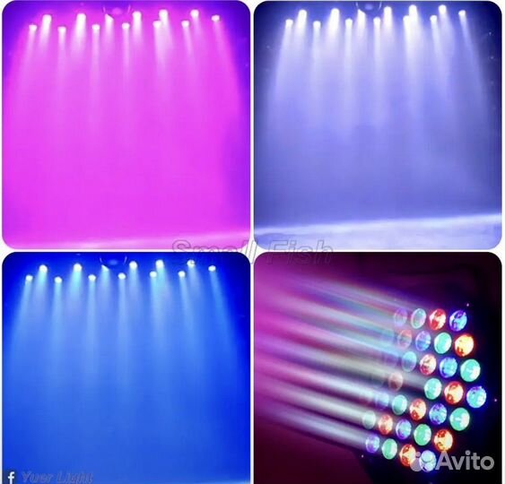 Световой прибор для дискотек LED par 36*1W RGB