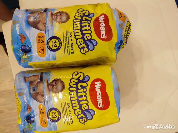 Трусики-подгузники для плавания Huggies 5-6