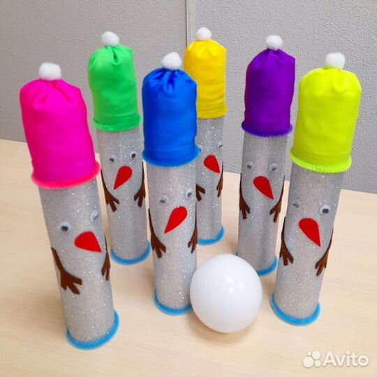 Боулинг Снеговики Реквизит для аниматоров