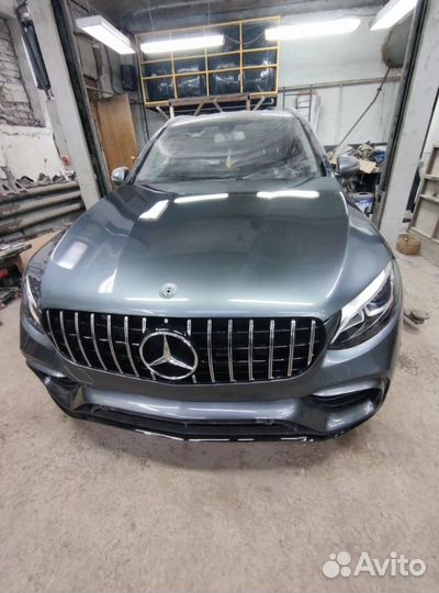 Передний бампер Mercedes GLC/GLC Coupe 63 AMG