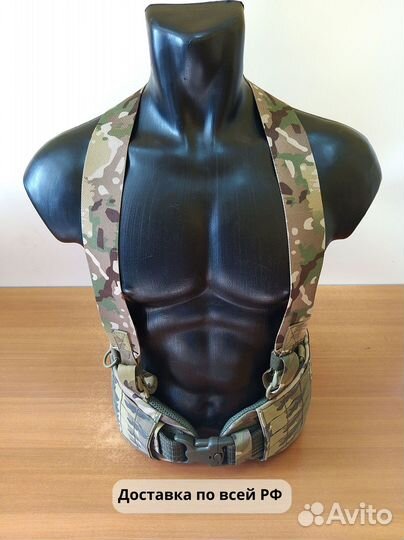 Боевой пояс с баллистическим пакетом и лямками Бр1