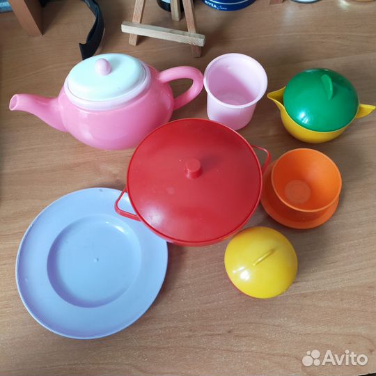 Набор кукольной посуды детский