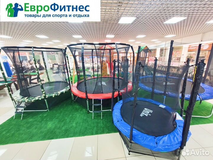 Батут для дачи с сеткой