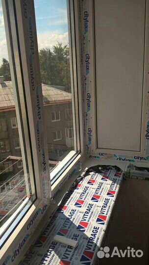 Пластиковые окна и двери, остекление балконов