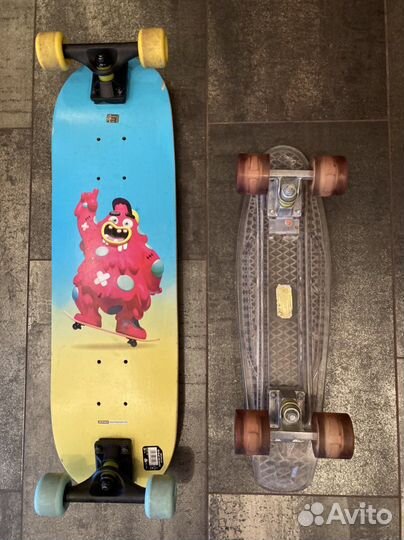 Скейтборд и пенни борд