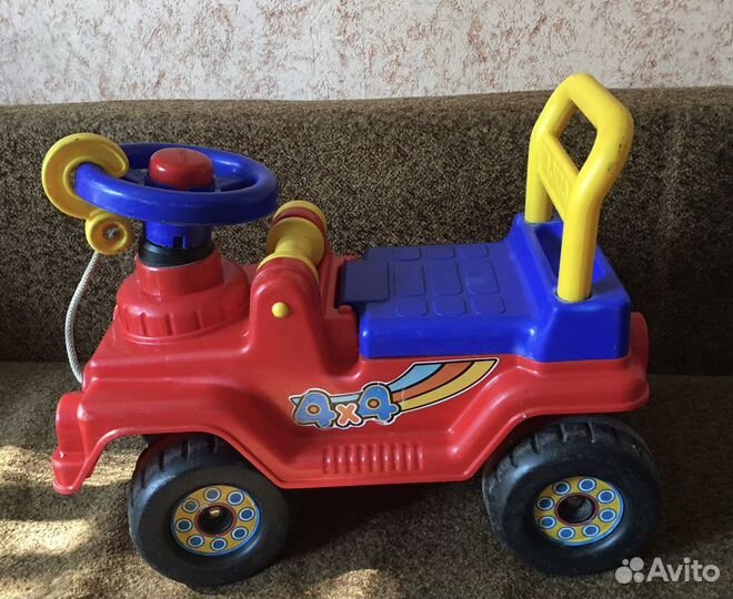 Машинка и самокт детский