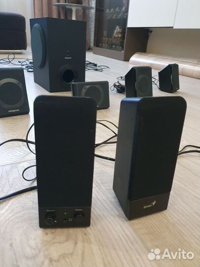 Акустика Creative 5.1 и колонки Genius