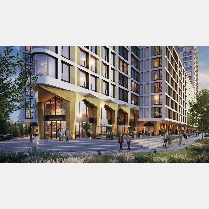 2-к. квартира, 73,3 м², 4/19 эт.