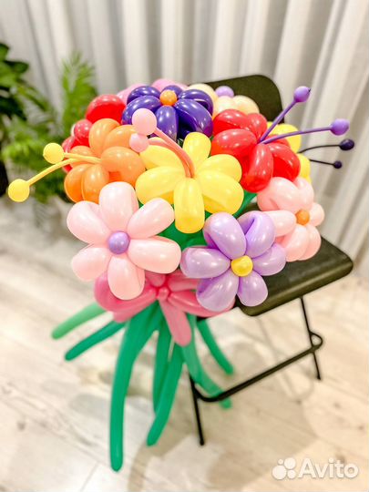 Ромашки из шаров