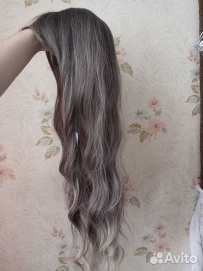 Парик пепельный блонд