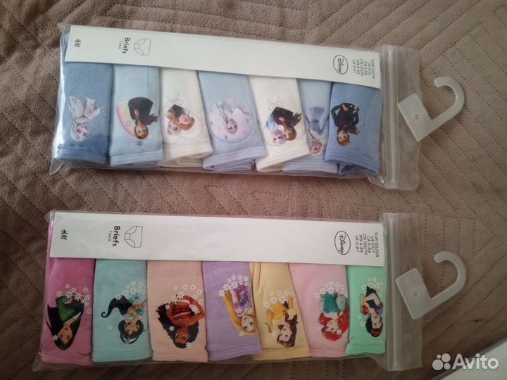 Новые трусики, боксеры на девочек h&m