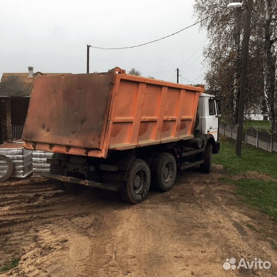 Песок строительный доставка