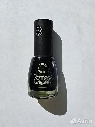 Лак для ногтей dance legend rich black 923