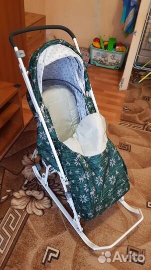 Коляска санки