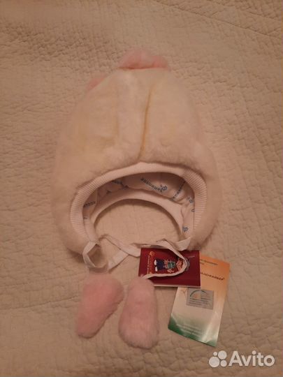 Шапка зимняя детская для девочки, новая, р. 50