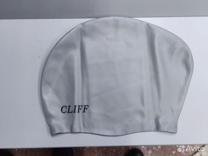 Шапочка для плавания cliff для длинных волос