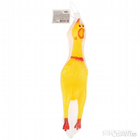 Игрушки-пищалки Курицы для животных