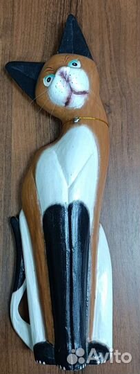 Статуэтка для интерьера кошка Индонезия