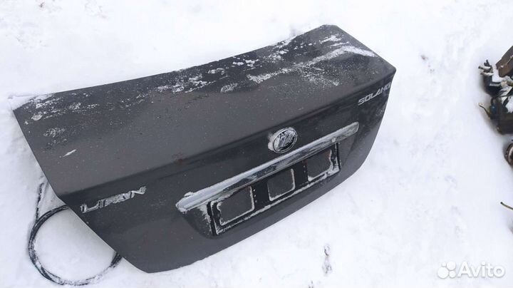 Крышка багажника серая Lifan Solano