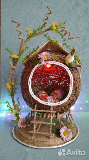 Сказочный домик с подсветкой