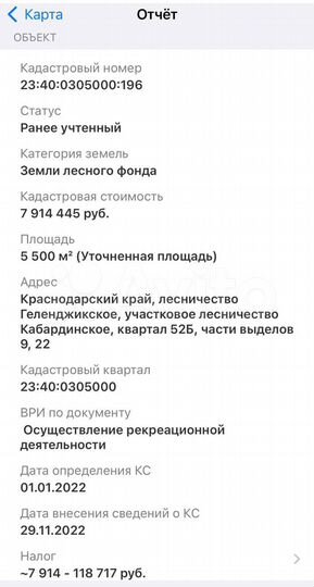 Участок 55 сот. (СНТ, ДНП)